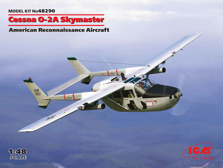 ICM Models - Cessna O2A Skymaster Recon Aircraft 1:48 - 48290