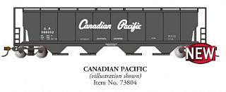 Bachmann - Ho 4bay Cyln Hopper CP - 73804