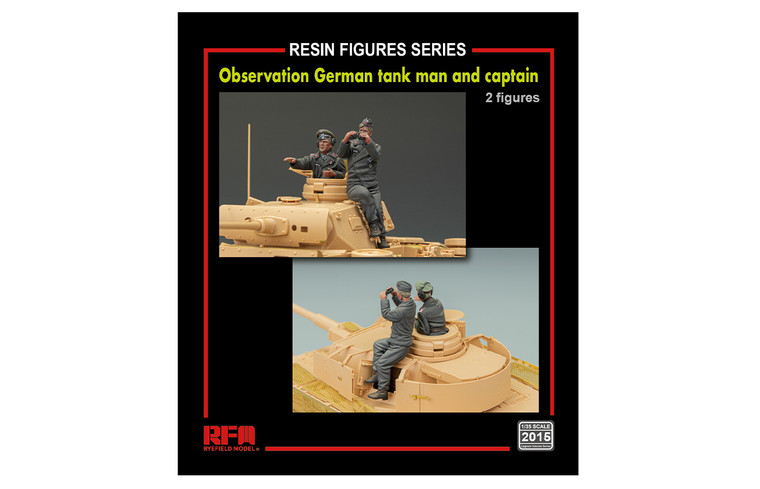 Ryefield Models - German Panzer Commander + Crew Resn 1:35 - 2015