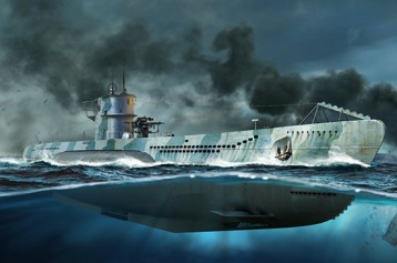 Trumpeter Models - German DKM Type VIIC U-Boat 1:144 - 5912