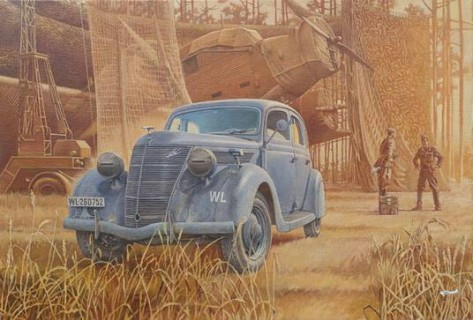 Roden Model Aircrafts - Ford V8 Sedan 1:35 - 817