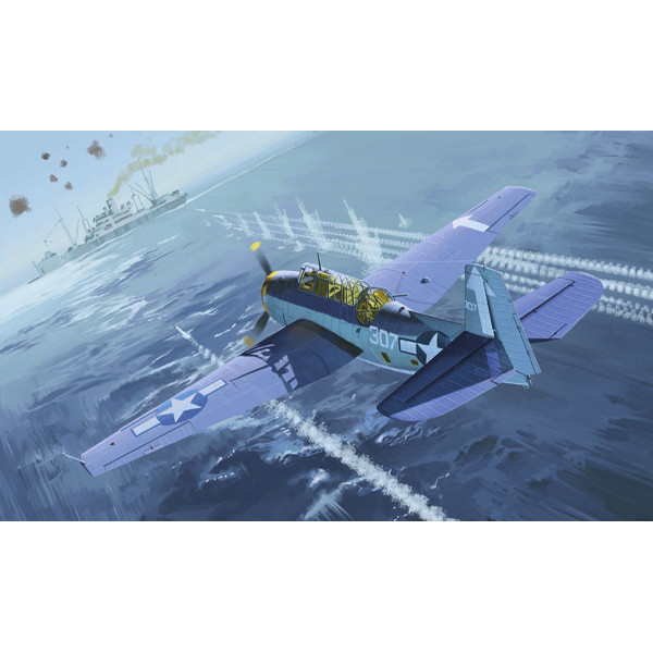 Academy Models - Tbm-3 Uss Bunker Hill 1:48 - 12285