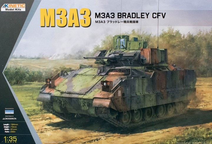 Kinetic Model Kits - M3A3 Bradley CFV 1:35 - 61014