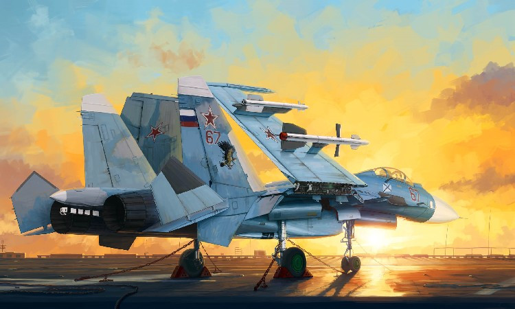 Trumpeter Models - Russian Su-33 Flanker D 1:72 - 1678