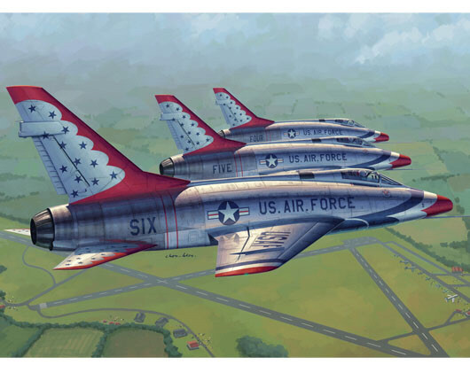 Trumpeter Models - F-100D Thunderbirds 1:48 - 2822