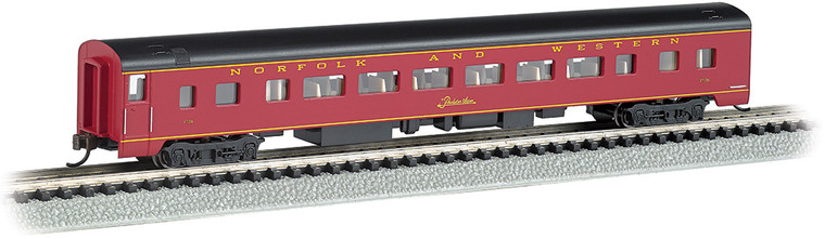 Bachmann - N 85'Ss Coach W/lite N&W 1728 - 14257