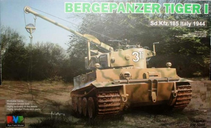 Ryefield Models - Tiger I BergerpanZer Sd.Kfz.185 '44 1:35 - 5008
