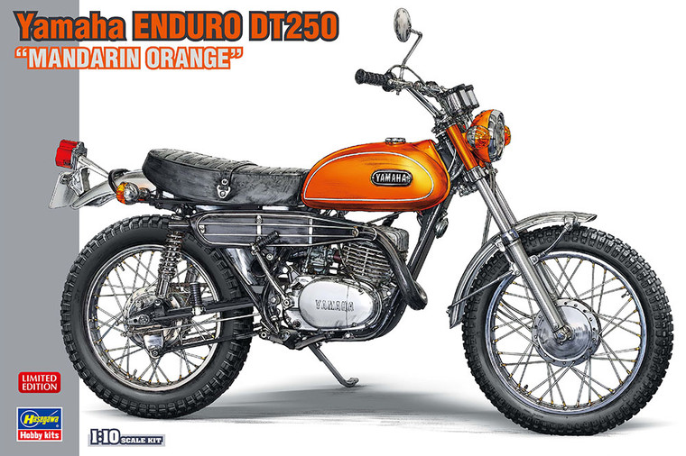 Hasegawa Models - Yamaha Enduro DT250 Mandarin Orange 1:10 - 52329