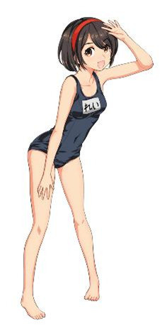 Hasegawa Models - Egg Girl Swim Suit 1:12 - 52260