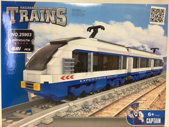 Railroad Conveyance Train - Modern Electric City 681p - 25903