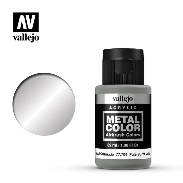 Vallejo Acrylic Paints - Metallic Pale Burnt 6p - 77704