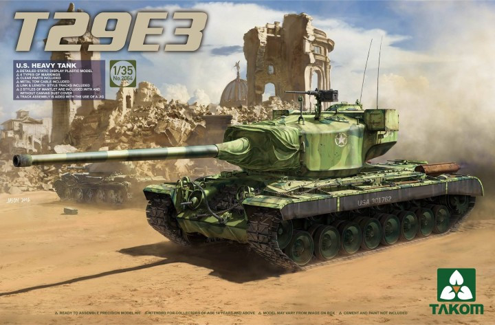 Takom Models - U.S. Heavy Tank T29E3 1:35 - 2064