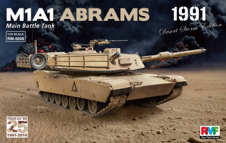 Ryefield Models - M1A1 Abrams Gulf War 1991 1:35 - 5006