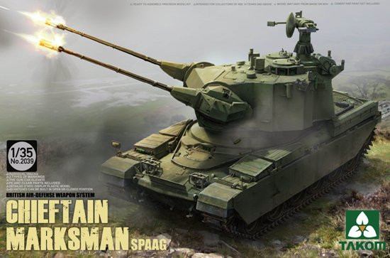 Takom Models - Brit Air-Defense Spaag 1:35 - 2039