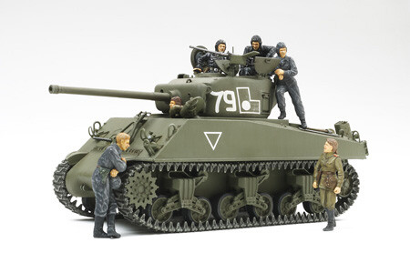 Tamiya Paint - Hobby Kits - M4A2 Sherman W/figs 1:35 - 25105