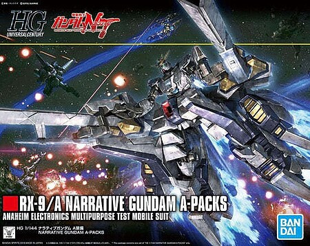 Bandai - Gundam Models - 218 Narrative Gundam A-Paks Hg - 2435746