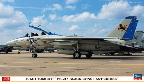 Hasegawa Models - F-14D Tomcat VF-213 Blacklions 1:72 - 2406