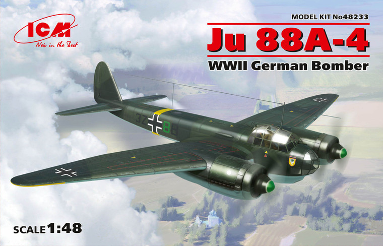 ICM Models - WWII German Ju88A4 Bomber 1:48 - 48233