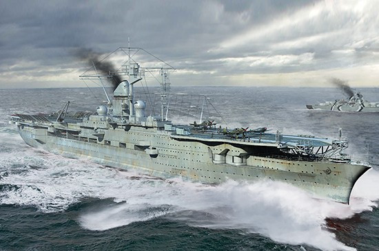 Trumpeter Models - German DKM Peter Strasser :700 - 6710