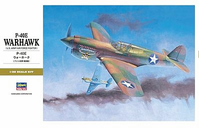 Hasegawa Models - P-40E Texas Longhorn W/pilt:32 - 8879