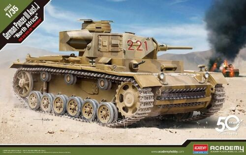 Academy Models - German Panzer III Ausf.J N.Africa 1:35 - 13531