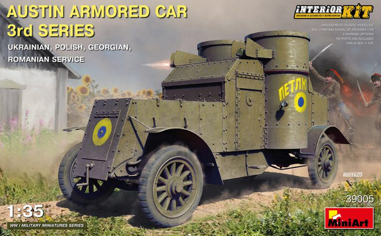 Mini Art Models - WWI Austin Armored Car w/interior 1:35 - 39005