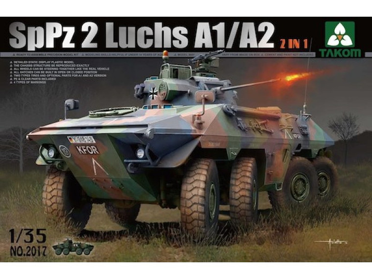 Takom Models - Bundes SppZ2 Luchs A1/A2 1:35 - 2017