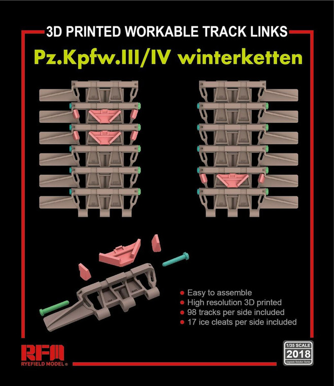 Ryefield Models - Workable Track Links Pz.III/IV 1:35 - 2018