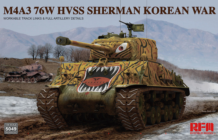 Ryefield Models - M4A3 76W HVSS Sherman Korean War 1:35 - 5049
