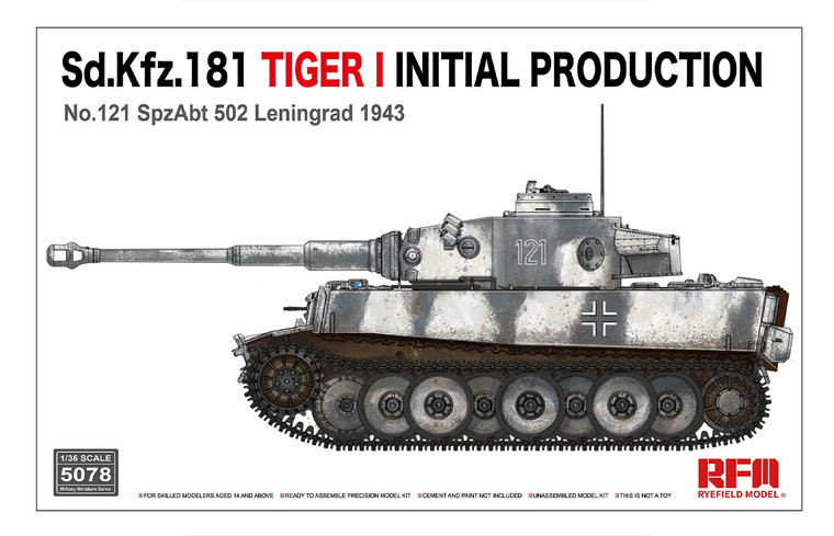 Ryefield Models - Sd.Kfz.181 Tiger I Initial Prod. 1:35 - 5078