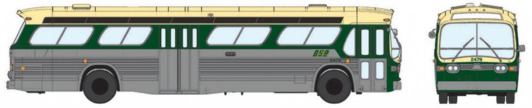 Rapido Trains - Ho 1:87 Dlx Bus Detroit 2045 - 751019