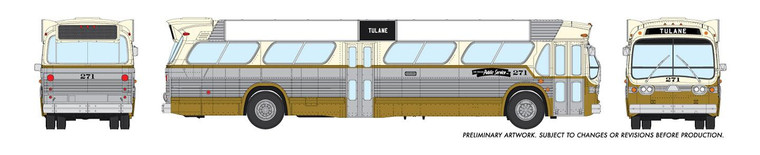 Rapido Trains - HO 1:87 Dlx Bus New Orleans Publc Ser285 - 753040