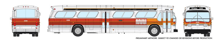 Rapido Trains - HO 1:87 Dlx Bus SanFrancisco(Landor)3001 - 753058