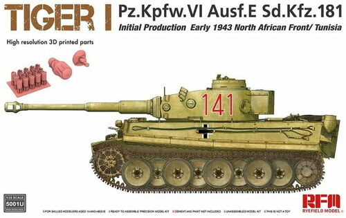 Ryefield Models - Tiger I Initial Prod 1943 1:35 - 5001U