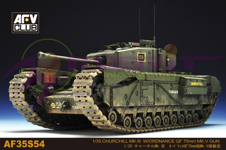 AFV Club - Churchill Mk.Iii W/ord Qf 75mm - AF35S54