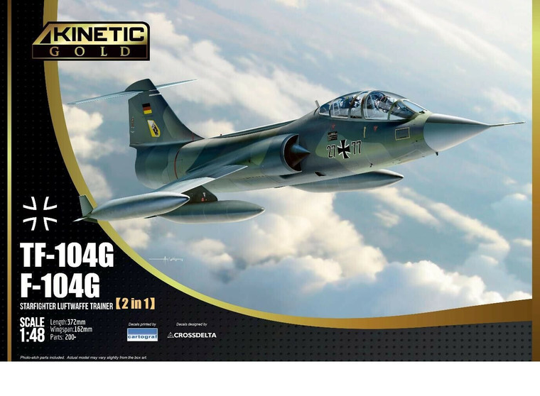 Kinetic Model Kits - TF-104G F-104G Luftwaffe Starfightr 1:48 - 48089