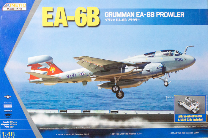 Kinetic Model Kits - EA-6B Prowler w/Tractor 1:48 - 48044