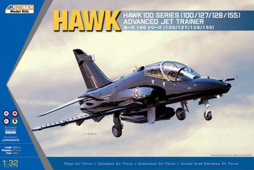 Kinetic Model Kits - HAWK 100/127/128/155 1:32 - 3206