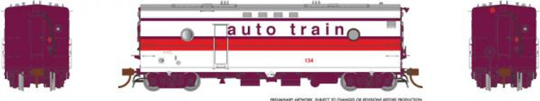 Rapido Trains - Hoh So Noisy Steam Heater Car AT 1134 - 107307