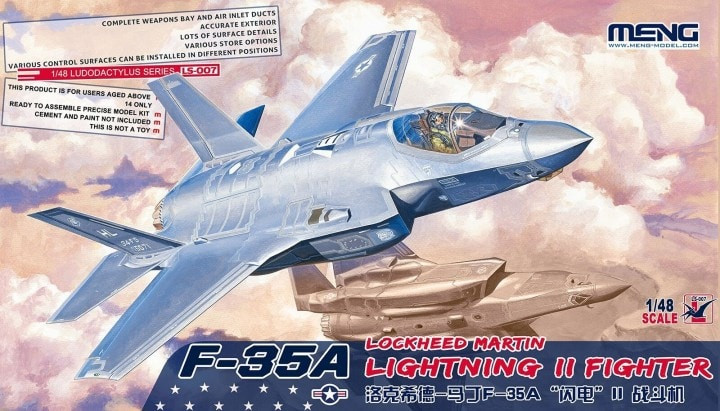Meng Models - F-35A Lightning Ii Fightr 1:48 - LS007