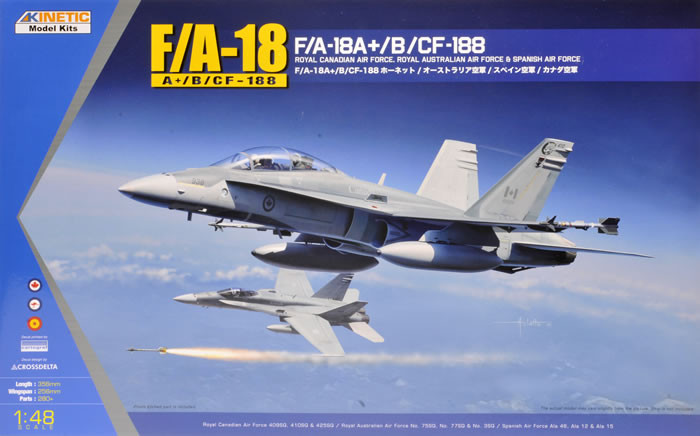 Kinetic Model Kits - F/A-18A+/B/CF-188 1:48 - 48030