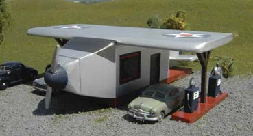 Bachmann - Ho Airplane Gas Station - 35201