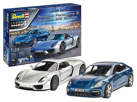 Revell Monogram Germany - Porsche Panamera + Spyder Gift Set 1:24 - 5681