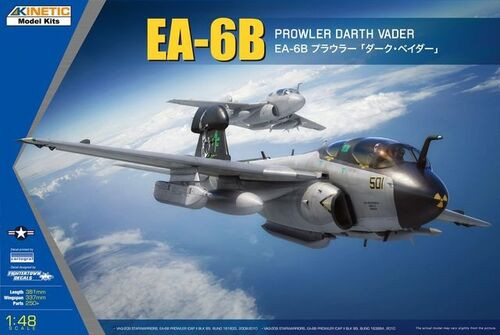 Kinetic Model Kits - EA-6B VAQ-209 2010 Dark Vader 1:48 - 48075