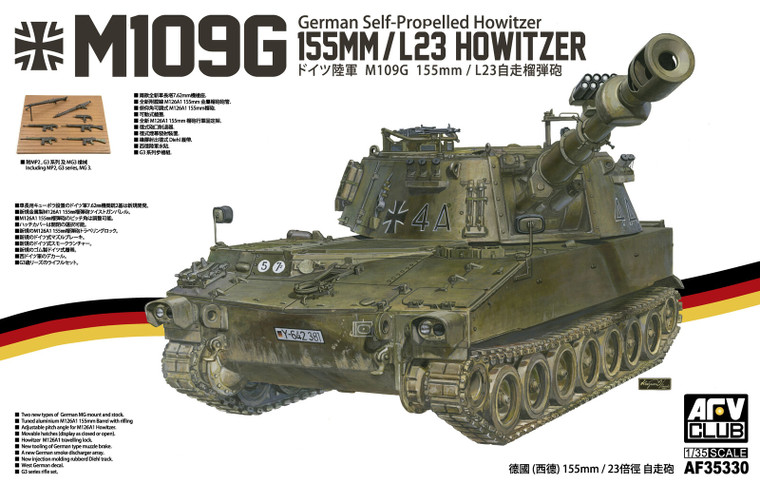 AFV Club - German M109G 155mm/L23 Howitzer 1:35 - AF35330