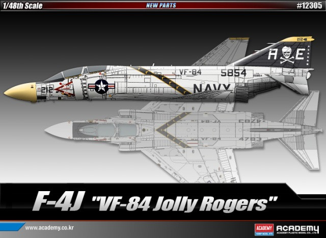 Academy Models - F-4J Vf-84 Jolly Rogers 1:48 - 12305