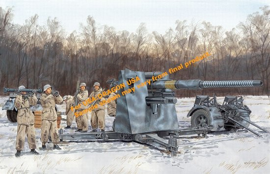 DML Military Kits - 88mm Flak W/flak Crew 1:35 - 6260