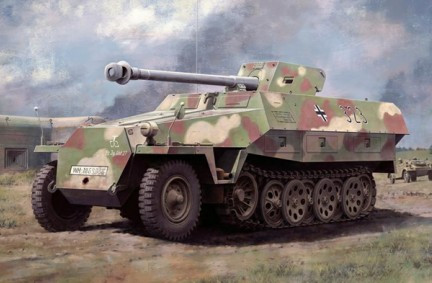 DML Military Kits - SdKfz 251/22 Ausf D Halftrack w/7.5 1:35 - 6963