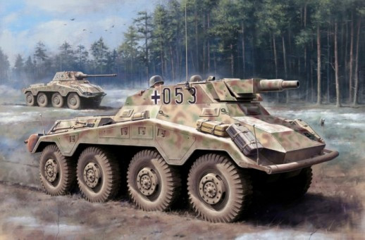 DML Military Kits - SdKfz 234/3 Armored Veh. w/7.5 KwK 1:35 - 6964