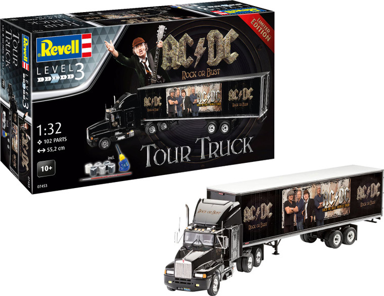 Revell Monogram Germany - AC/DC Truck & Trailer 1:32 - 7453